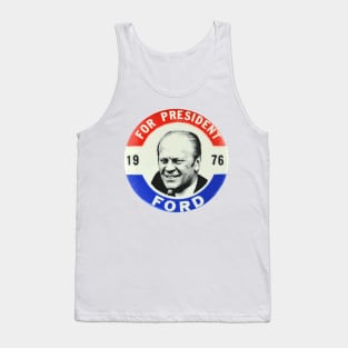 Gerald Ford 1976 Presidential Campaign Button Tank Top